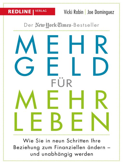 Cover image for Mehr Geld für mehr Leben